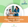 DHCC Prometric Physiotherapy Technician Exam Questions